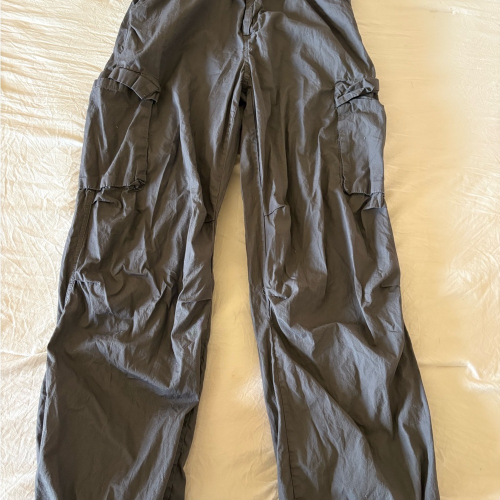 Women's Gray Cargo Pants